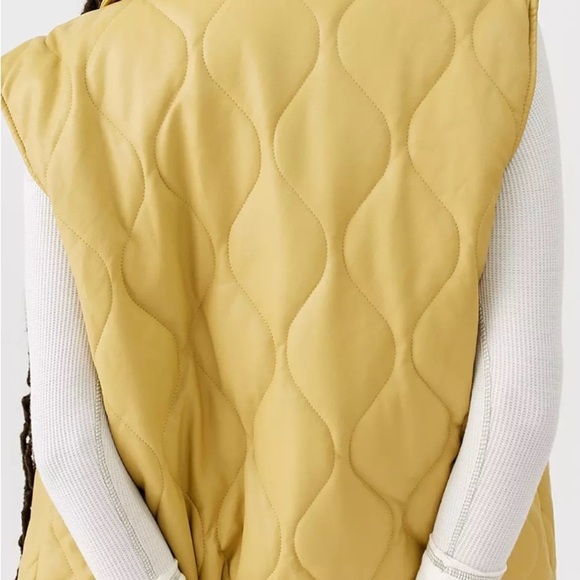 Women's Urban Outfitters UO Annie Faux Leather Liner Vest - Picture 10 of 12